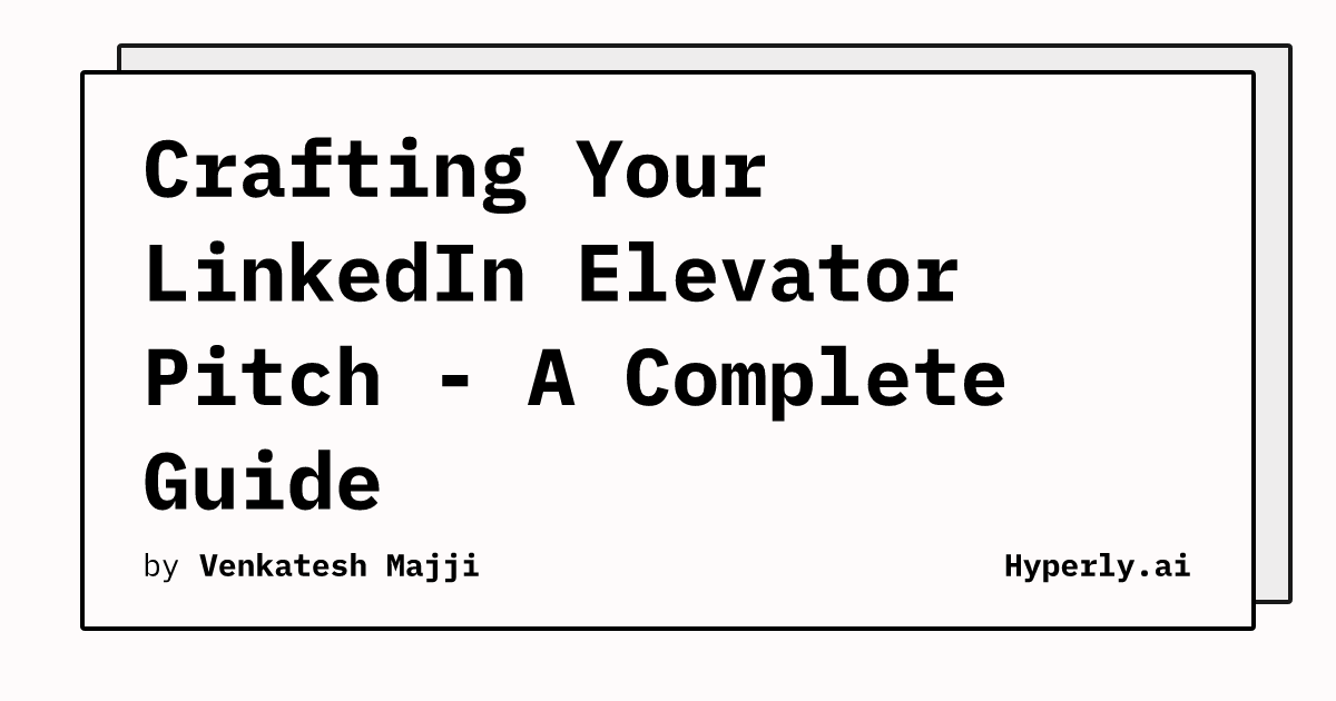 linkedin-elevator-pitch