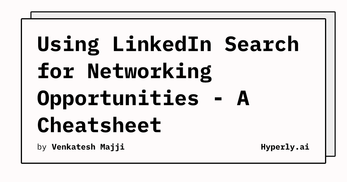 linkedin-search-for-networking